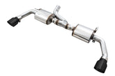 AWE Tread Edition Axleback Dual Exhaust for Jeep JK/JKU 3.6L - Diamond Black Tips - Primary